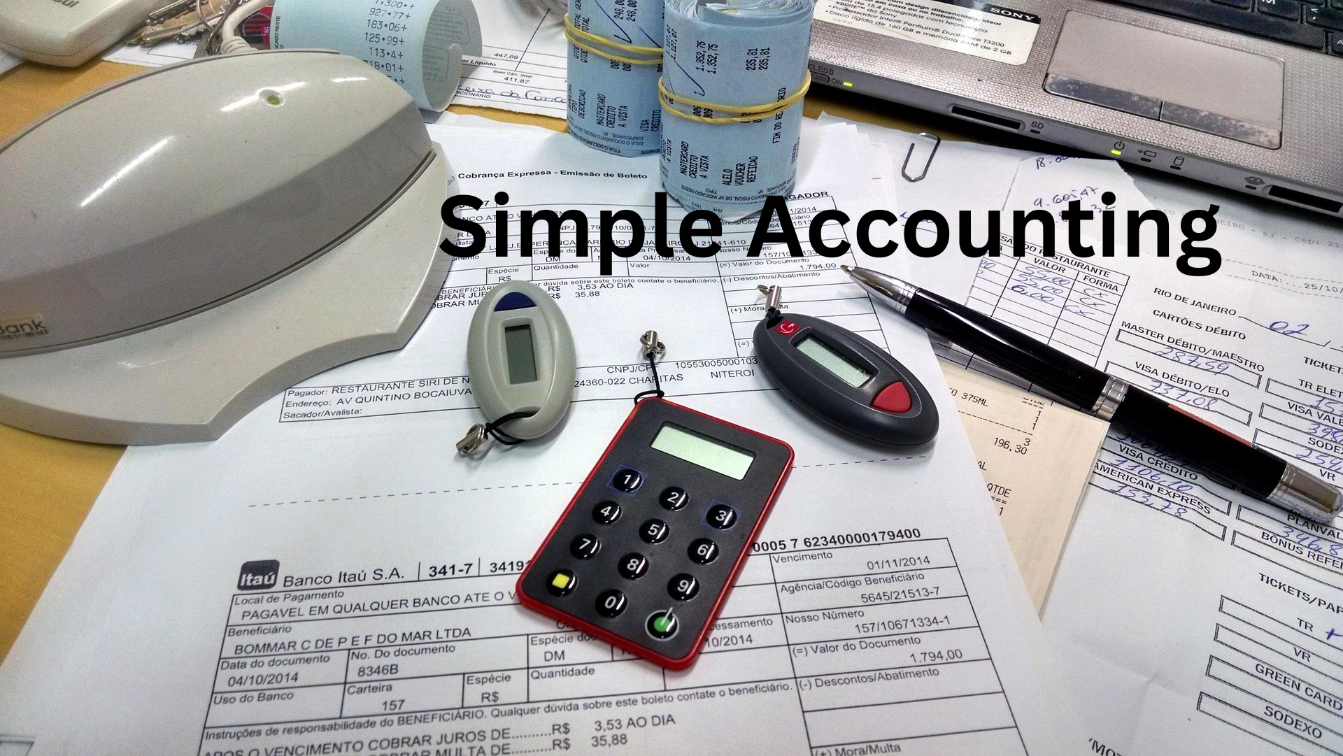 Simple Accounting System Interface